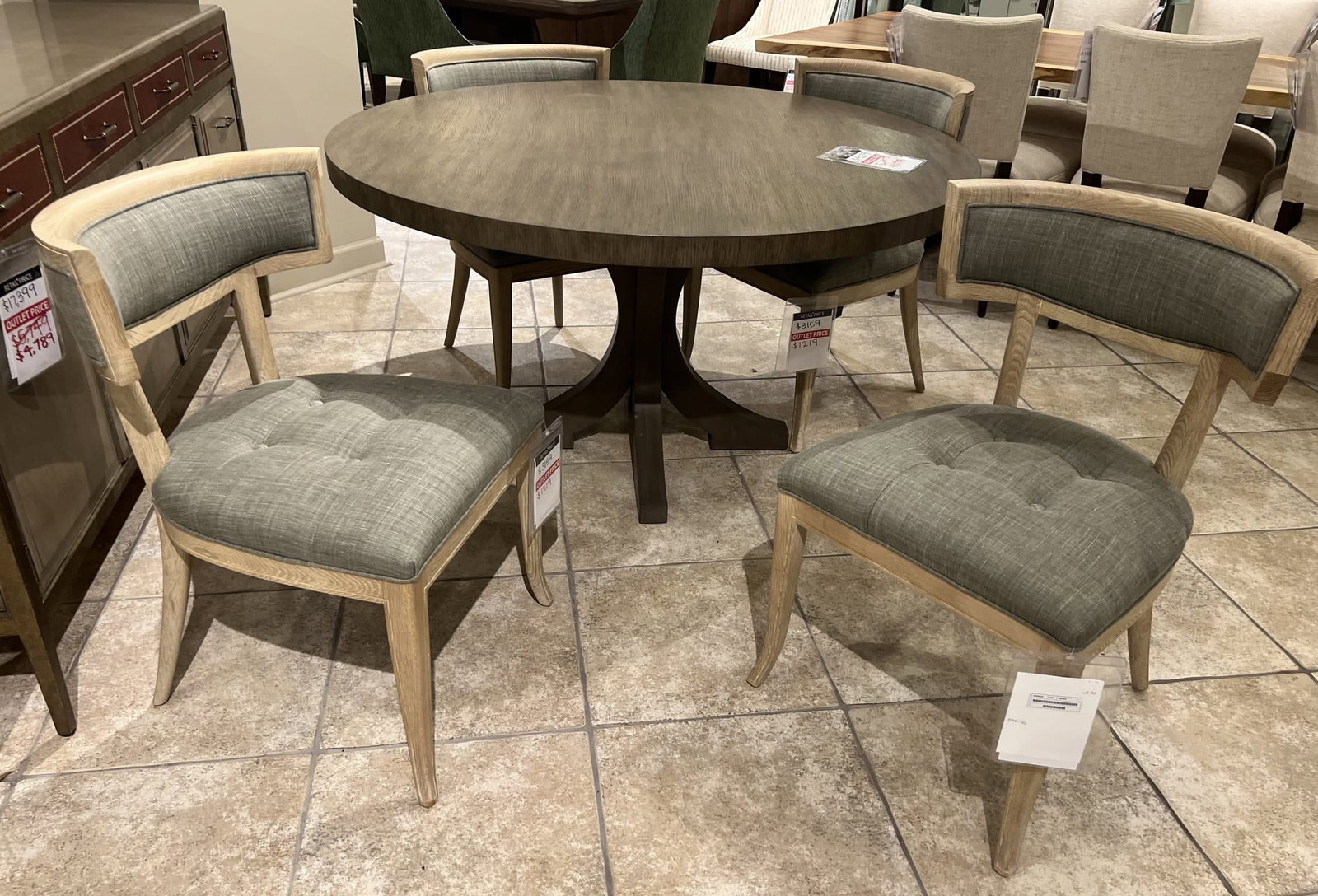 Century 899-521/220 Curved Back Dining Chair