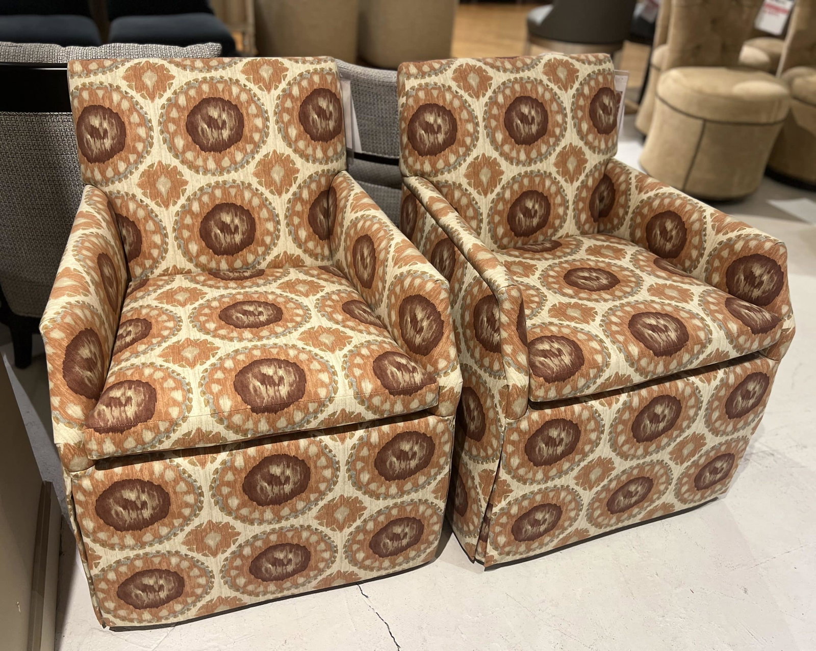 Jessica Charles 987-C/10021,10022 Alicia Chair w/ Casters