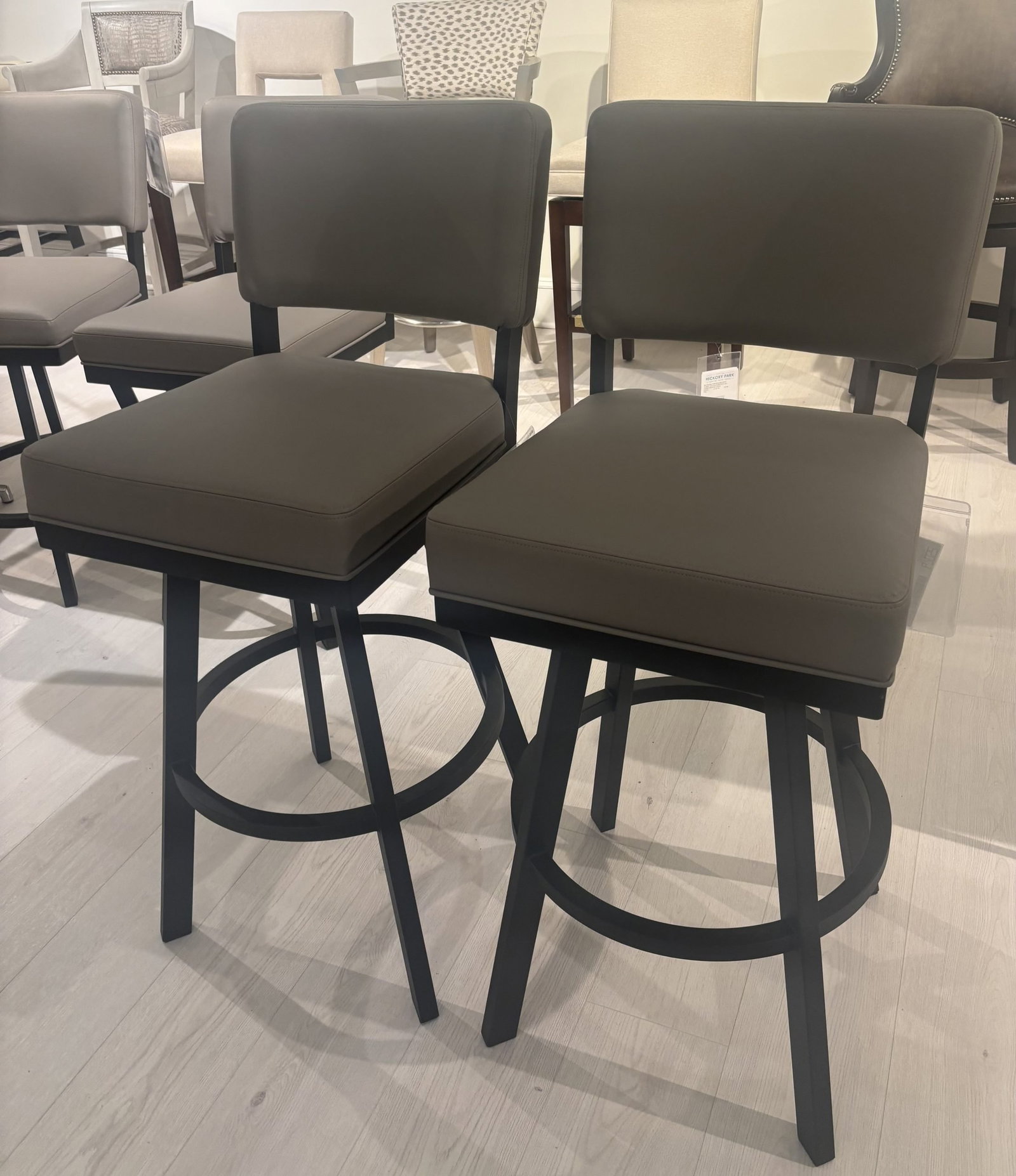 Wesley Allen B505H30S Pair of Miami Barstools Wesley Allen B505H30S Pair of Miami Barstools