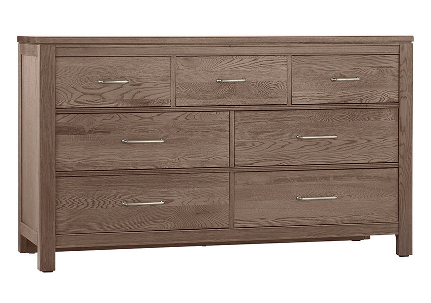 Vaughan Bassett 831-002 7 Drawer Dresser in Grey Oak Vaughan Bassett 831-002 7 Drawer Dresser in Grey Oak