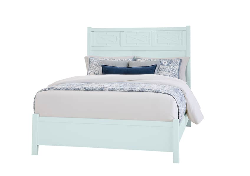 Vaughan Bassett 835-577-755-922 Fretwork Bed in Blue Maple