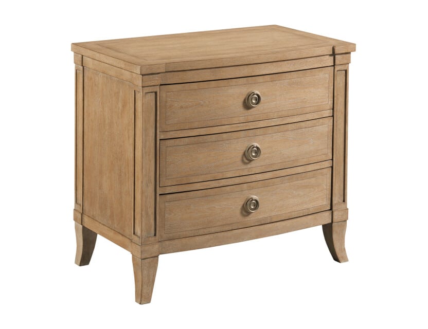 American Drew 483-420 Chastain Three Drawer Nightstand
