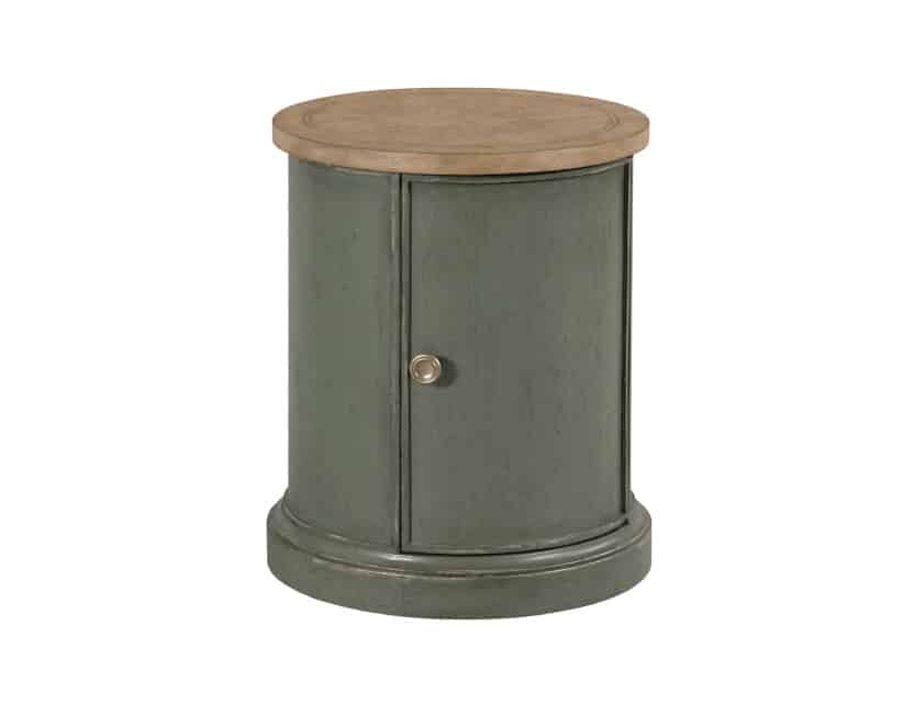American Drew 483-916G Woodfield Round Accent Table Green