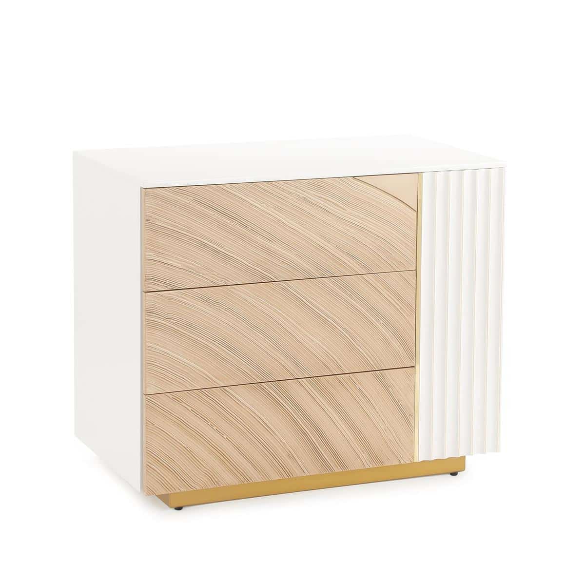 John Richard EUR-01-0531 Province Three-Drawer Chest Right John Richard EUR-01-0531 Province Three-Drawer Chest Right