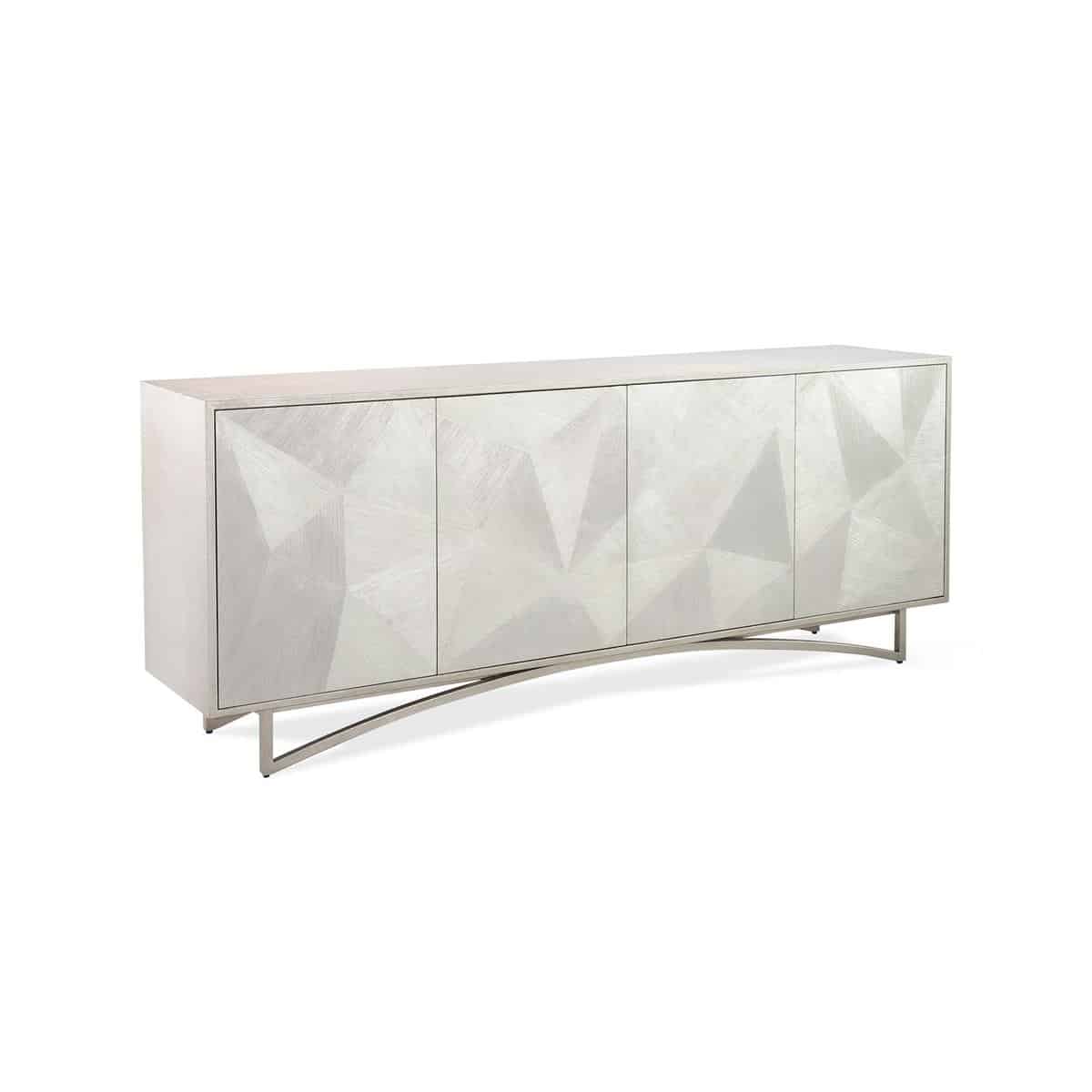 John Richard EUR-04-0935 Vertex Four-Door Sideboard Silver