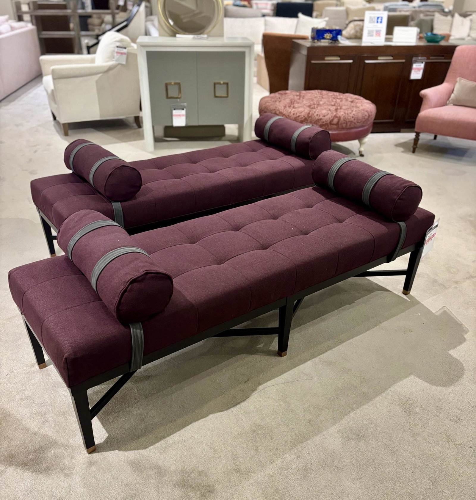 Hickory Chair HC3015-70/70 Suzanne Bench