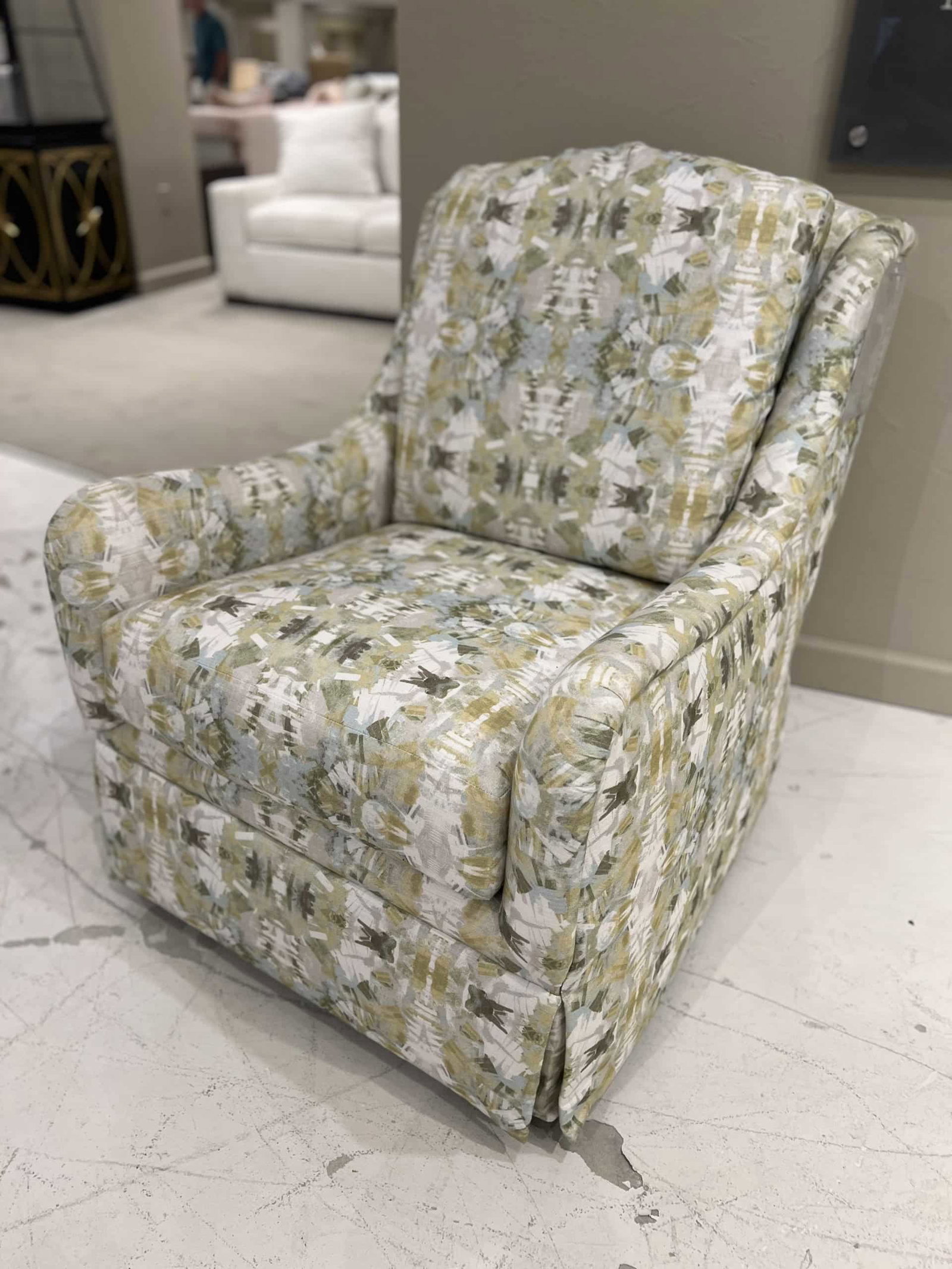 Jessica Charles 799SSG/10127 Carrie Shelter Arm Swivel Glider