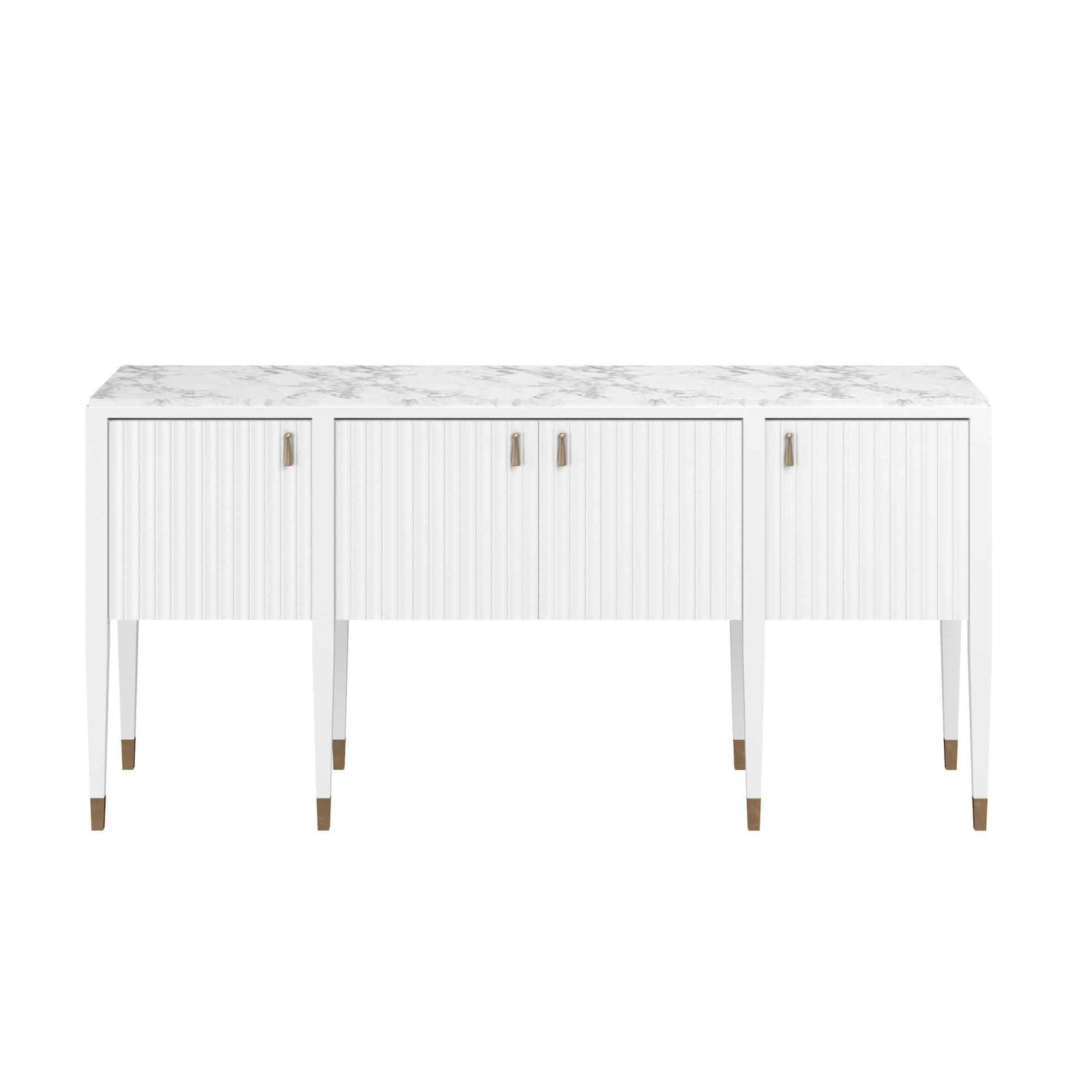 ART Furniture 436251-1866 Eave Sideboard with Stone Top Uplifting White