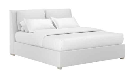 ART Furniture 413115-2743H1 Grant Queen Pillow Track Uph Bed Snow