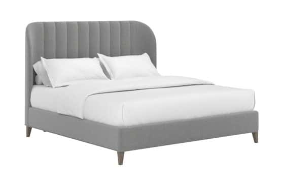 ART Furniture 413125-2743H6 Dante Queen Wide Channel Uph Bed Slate