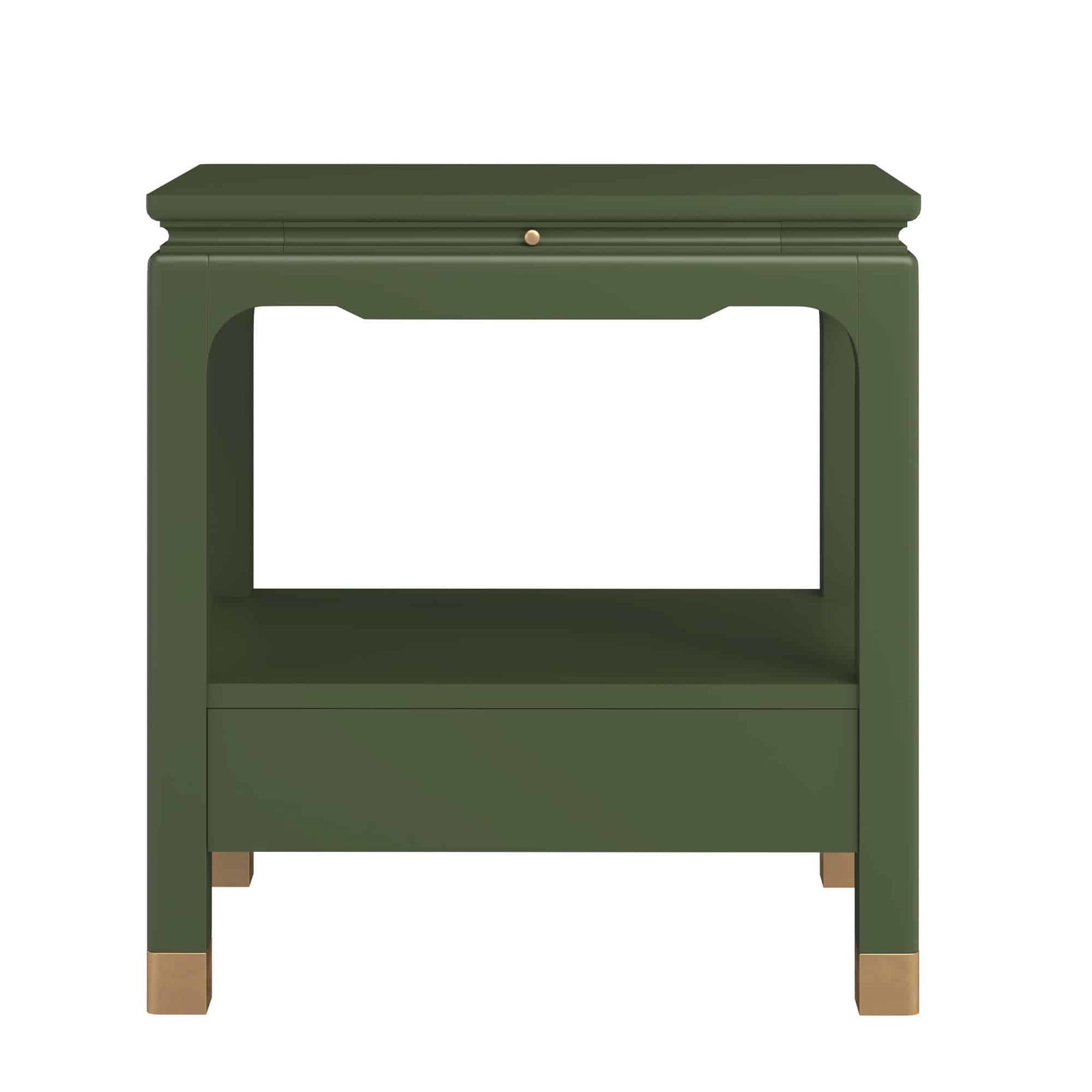 ART Furniture 436140-1865 Eave Bedside Table Darkened Sage