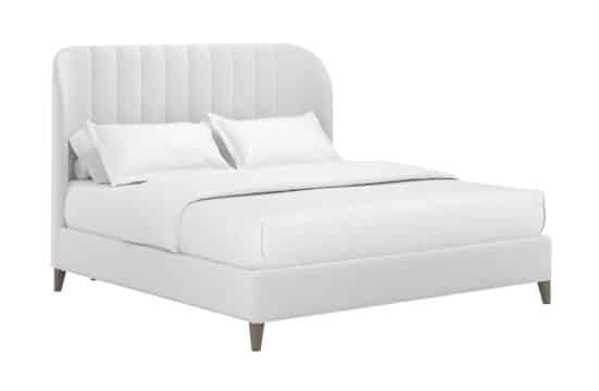 ART Furniture 413125-2743H5 Dante Queen Wide Channel Uph Bed Cloud