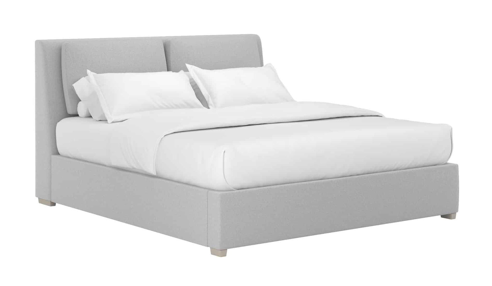 ART Furniture 413116-2743H2 Grant King Pillow Track Uph Bed Alum