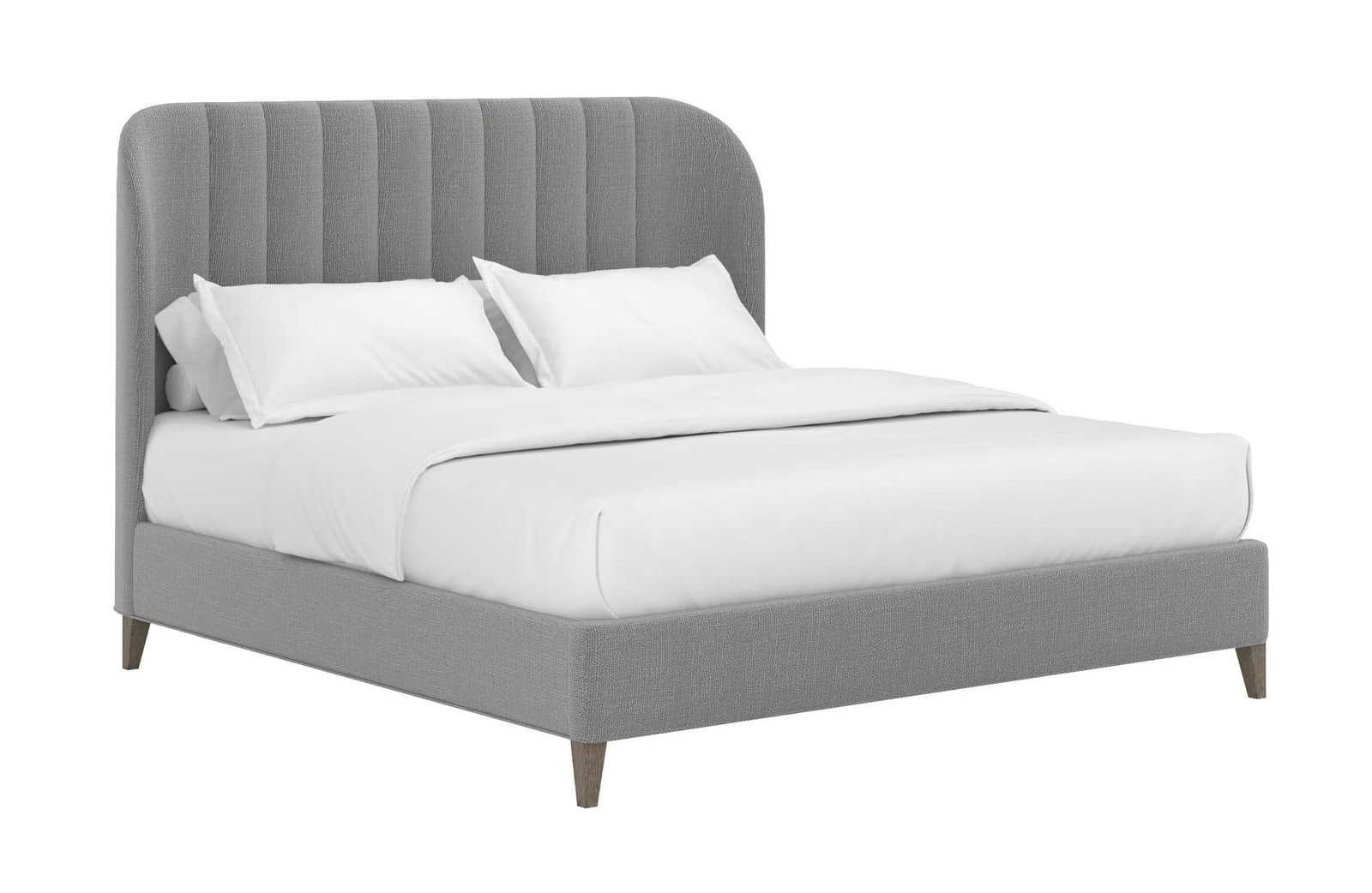 ART Furniture 413126-2743H6 Dante King Wide Channel Uph Bed Slate