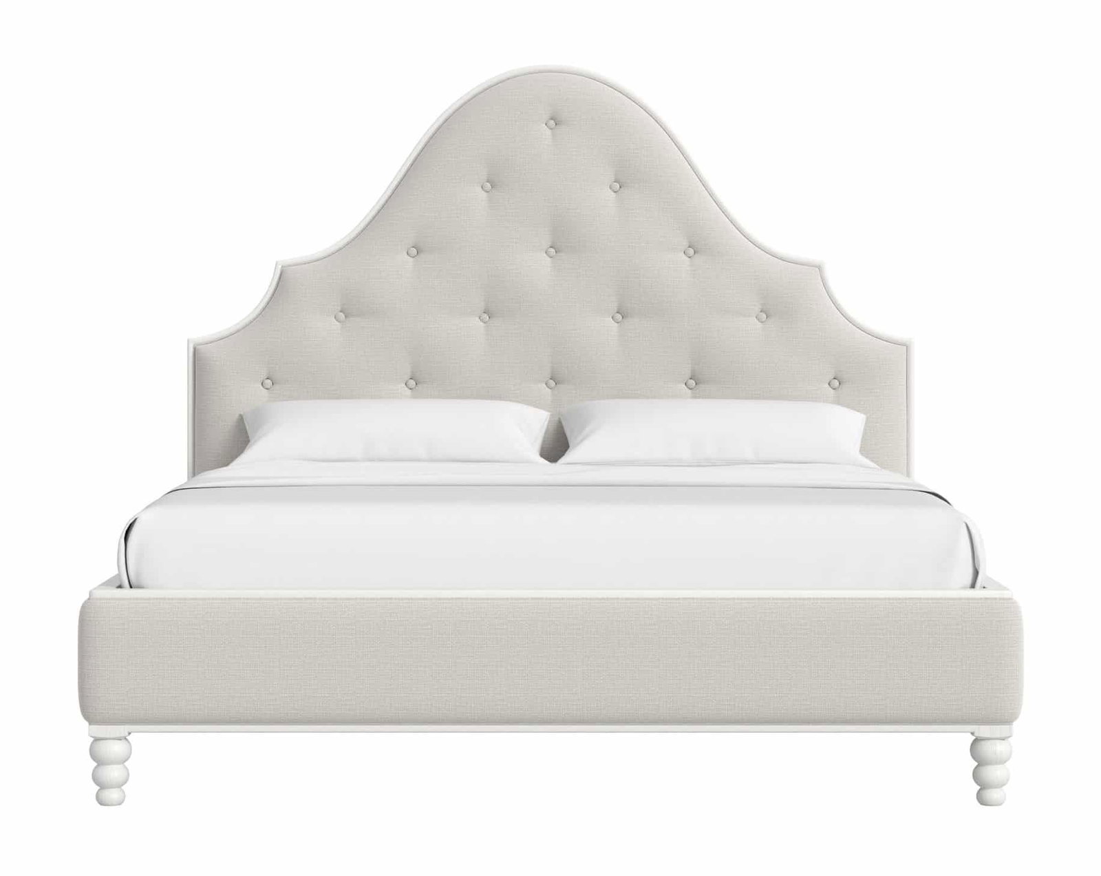 ART Furniture 339125-2367 Haven Queen Uph Bed Warm White