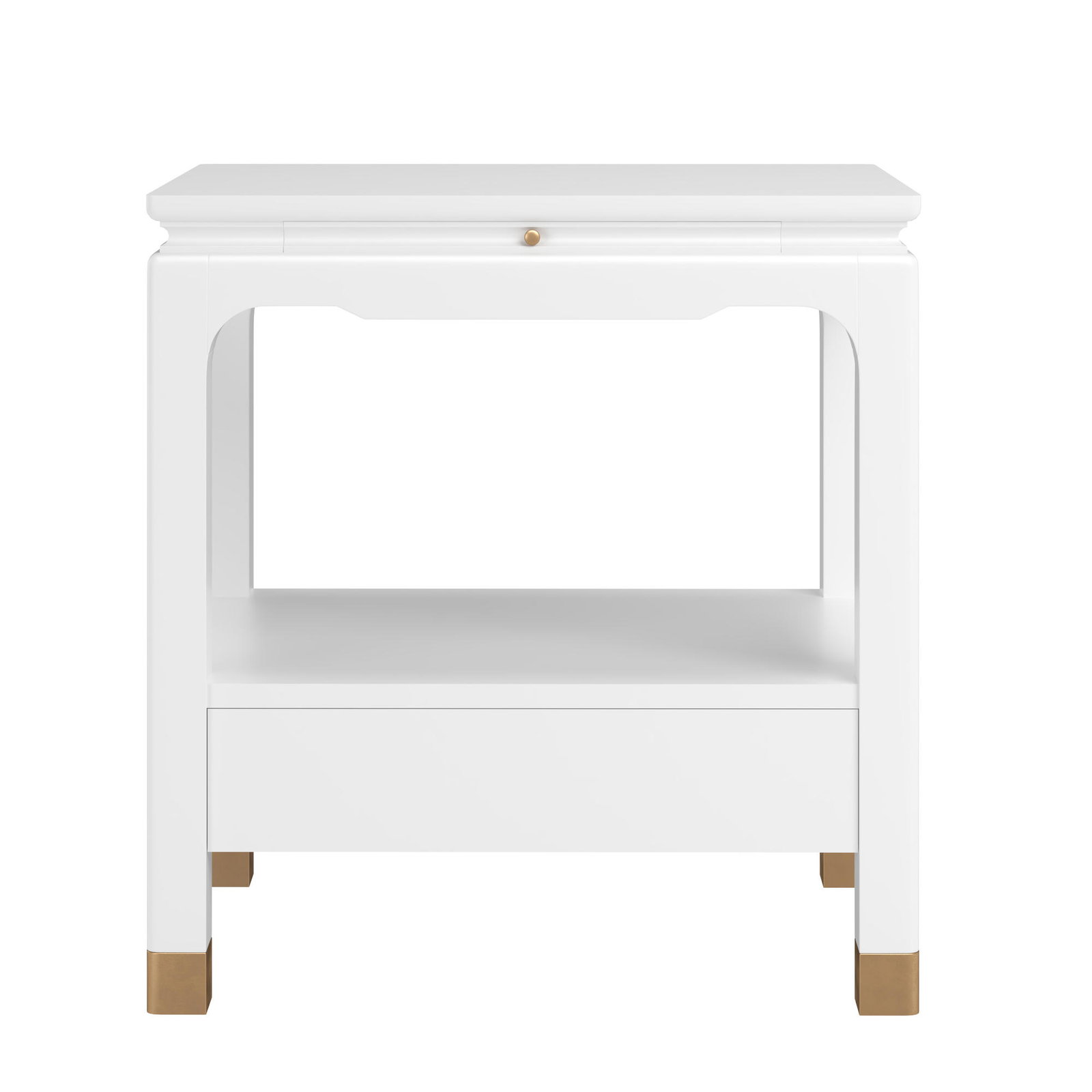 ART Furniture 436140-1866 Eave Bedside Table Uplifting White
