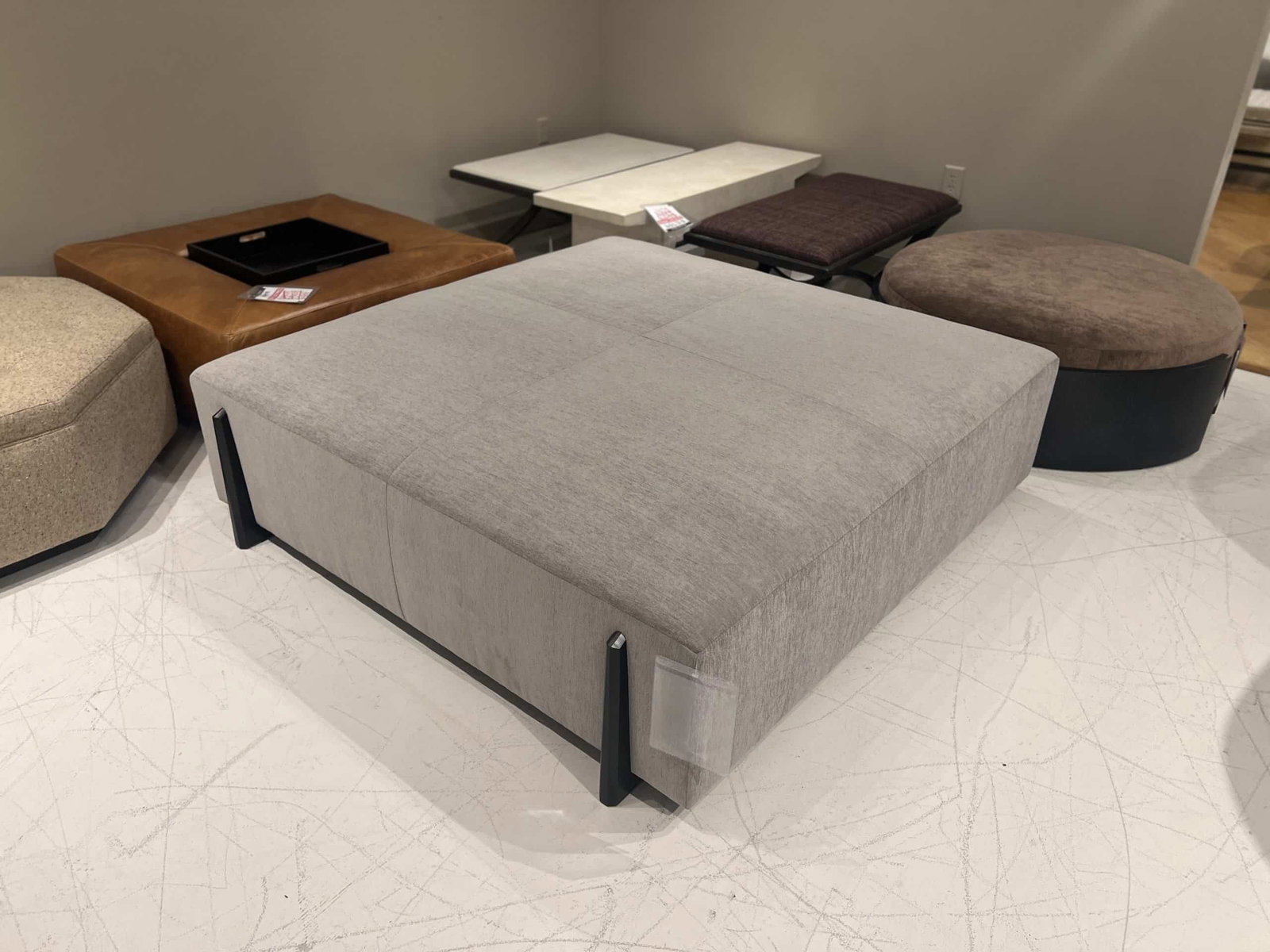 Century LTD7110-6060/10 Rockford 60″ Square Ottoman