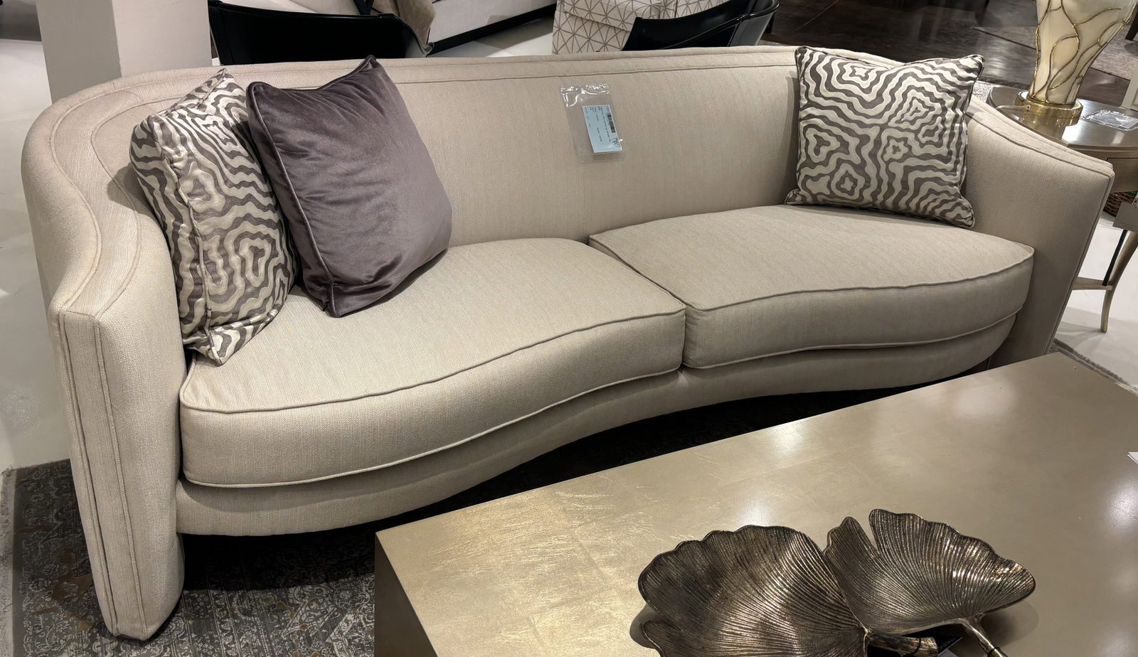 Caracole UPHSOFFUL60 Around The Bend Sofa