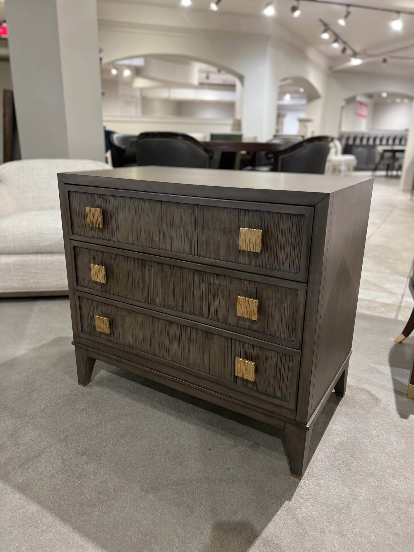 Century CT1008-MK/100 Carlyle 3 Drawer Nightstand