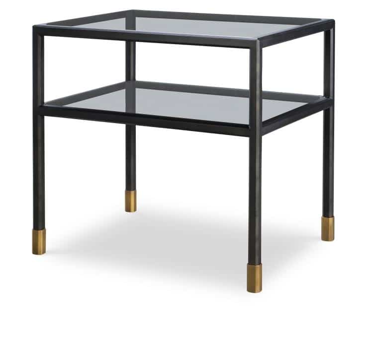 Century Furniture AEA-682-1 Jennings Side Table Glass