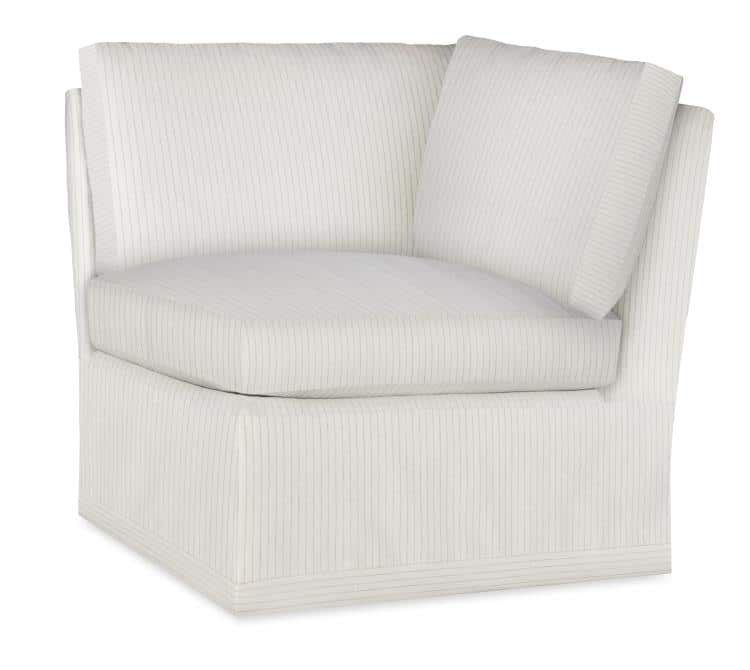 Highland House 1515CC Claude Skirted Corner Chair