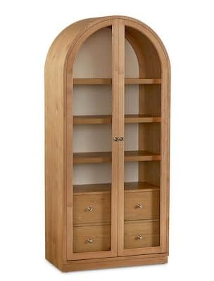 Bassett Furniture 4544-0682 Newbury Arched Cabinet
