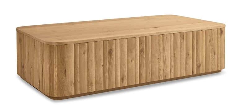 Bassett Furniture 6530-0614 Andora Rectangular Plinth Cocktail Table