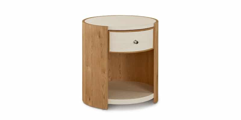 Bassett Furniture 6544-0642 Newbury Round Open Front End Table