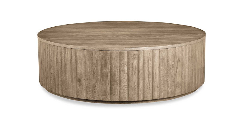 Bassett Furniture 6730-0605 Andora Round Plinth Cocktail Table