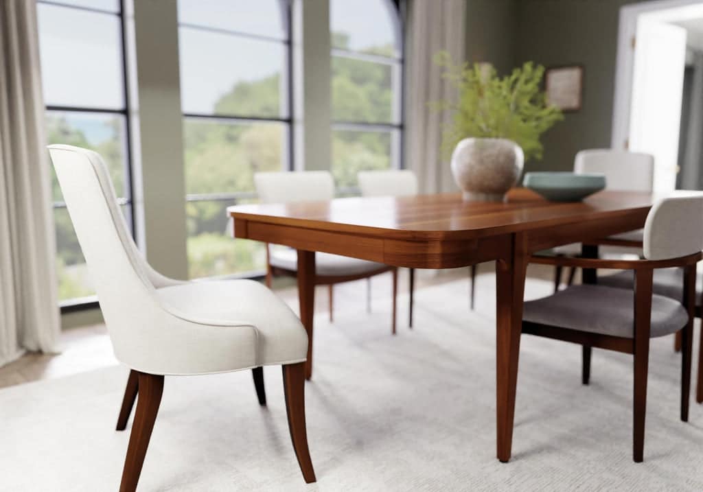 Simply Amish ETAVE-J01M39C Avery Leg Table