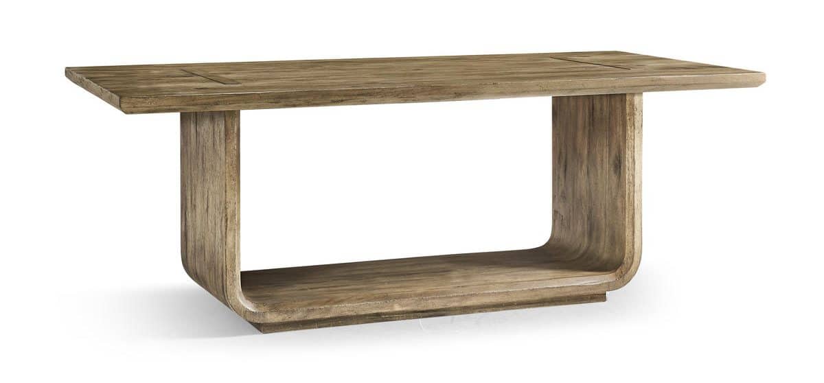 Jonathan Charles 491272-TLA-86L 86″ Stone Ridge Rectangular Table