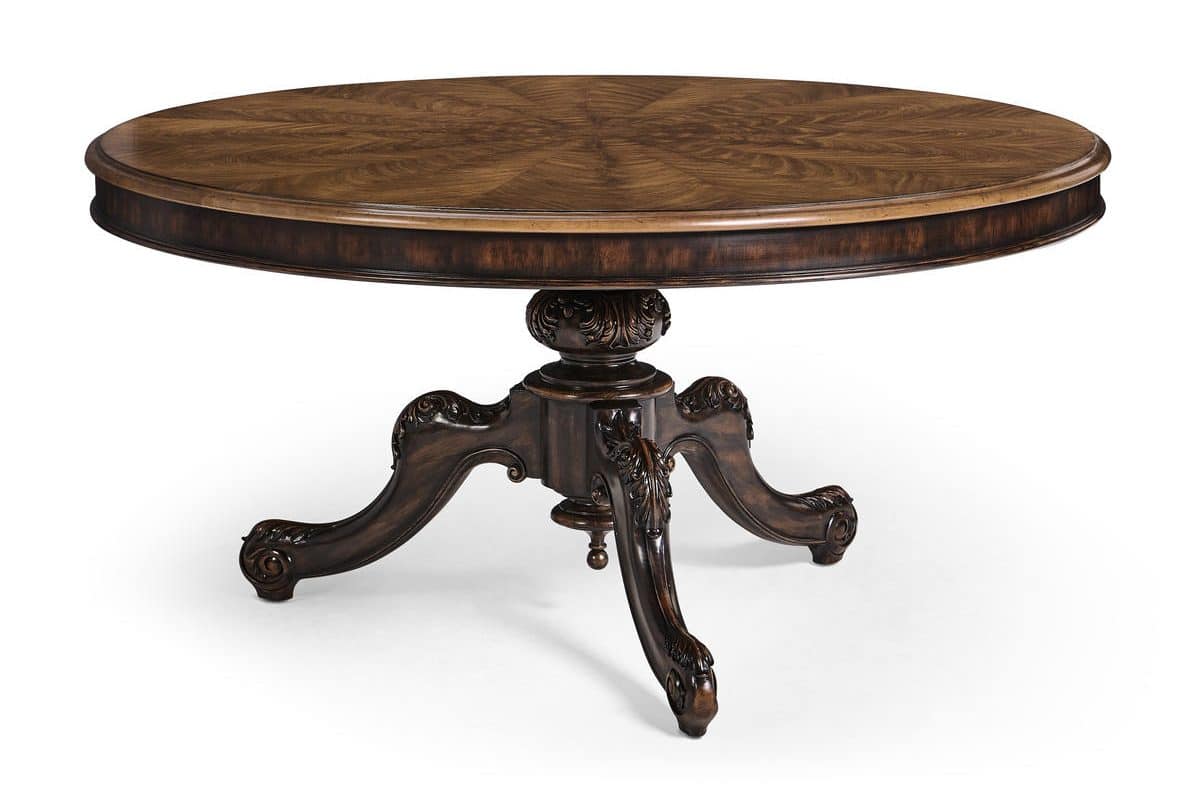 Jonathan Charles 496205-CWM-60D 60″ Hattie Round Dining Table