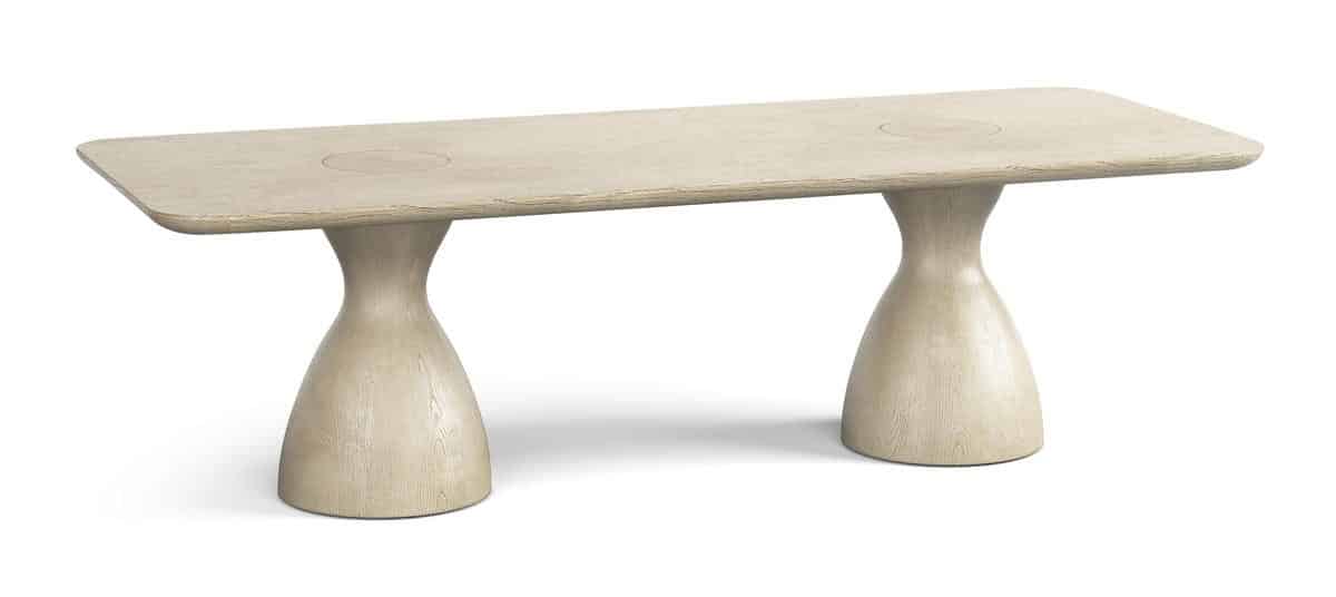 Jonathan Charles 500582-BLO-108L 108″ Seamount Rectangular Dining Table