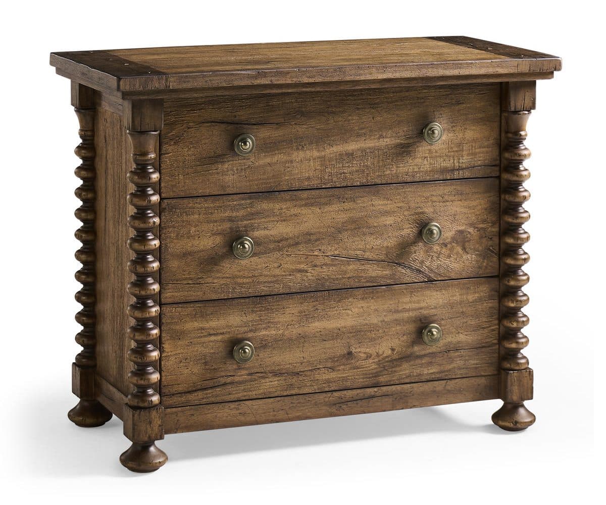 Jonathan Charles 491322-MSW-36L Tamarisk 3 Drawer Nightstand