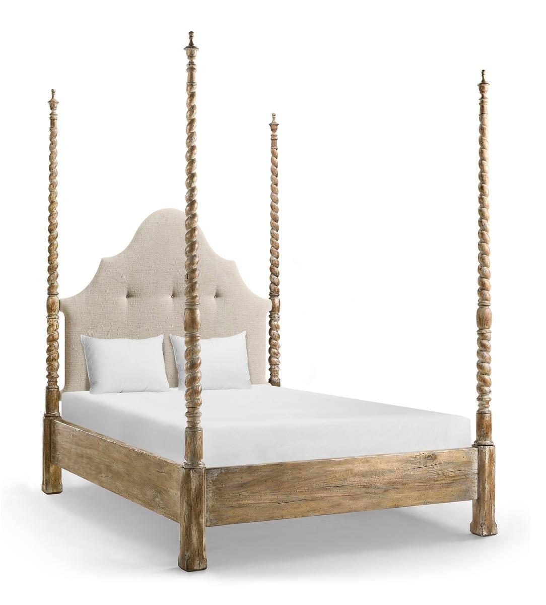 Jonathan Charles 491294-LSW-Q-F400 Caldera Poster Queen Bed
