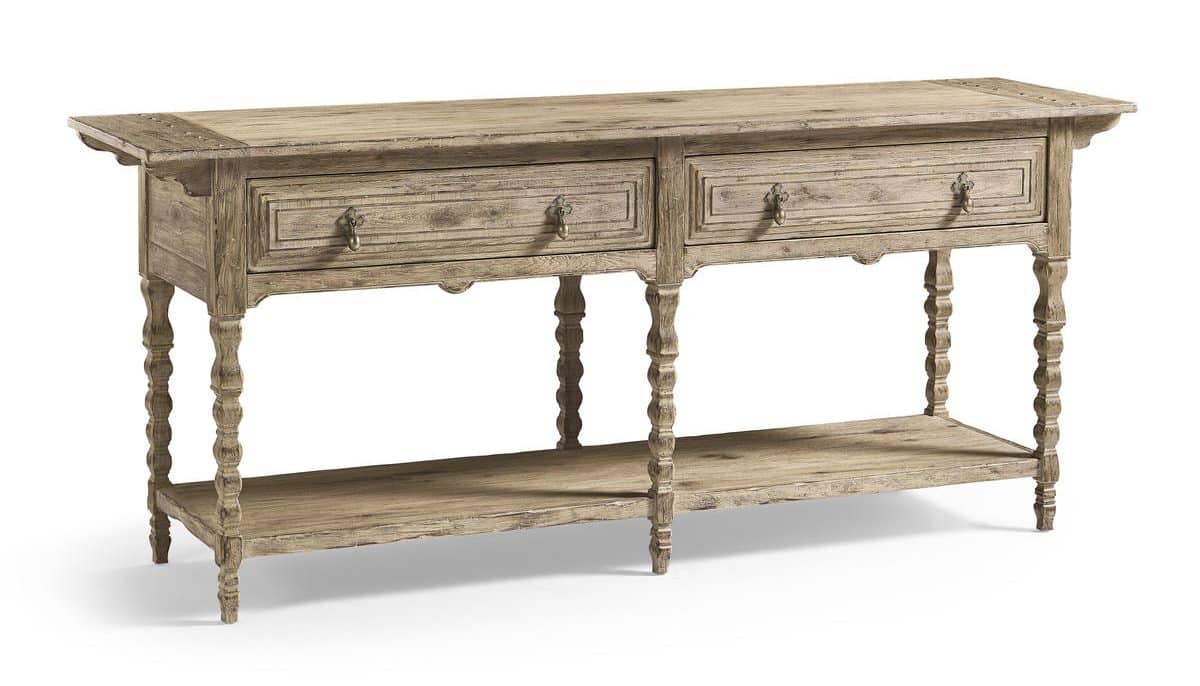 Jonathan Charles 491312-TGO Sagehill Spindle-Leg Console