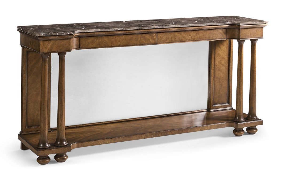 Jonathan Charles 496209-CWM Hattie Mirrored Console Table