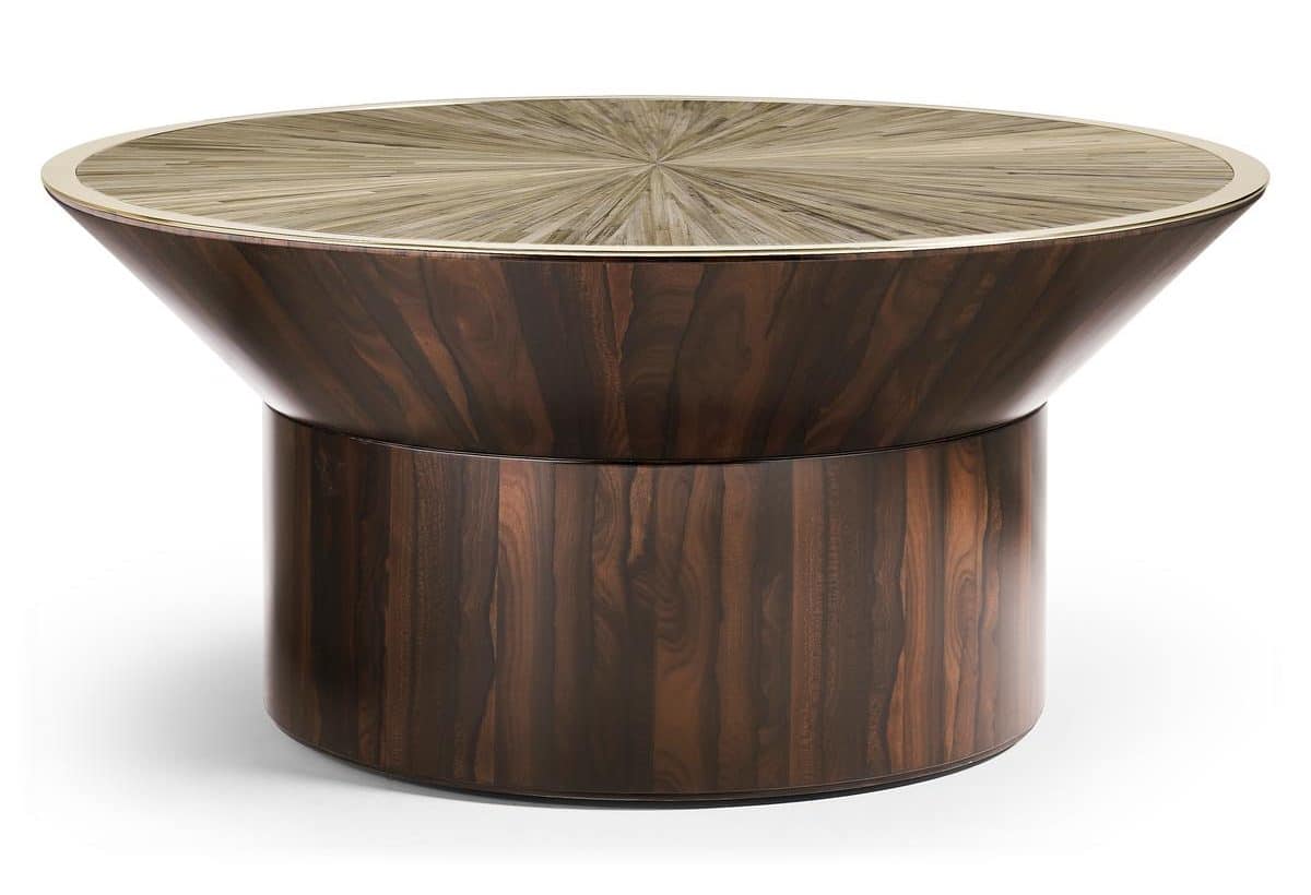 Jonathan Charles 500553-VGS Terra Round Cocktail Table