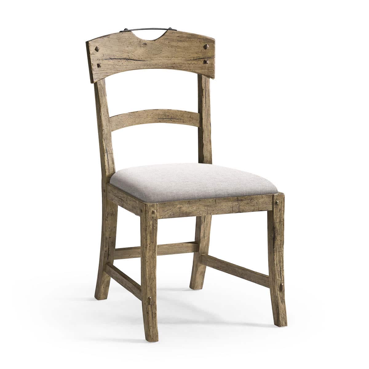 Jonathan Charles 491076-SC-TLA-U3 Stone Ridge Planked Side Chair