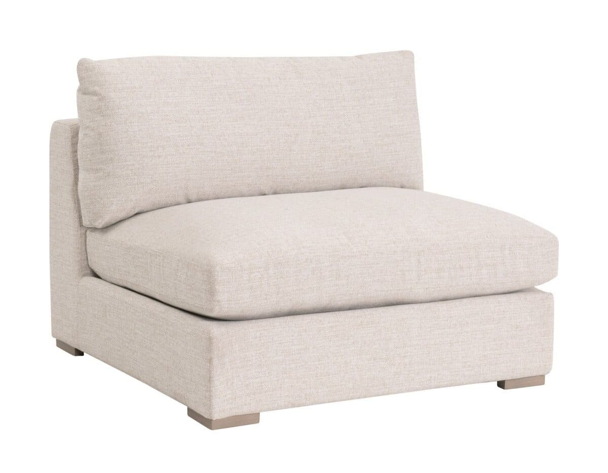 Essentials For Living 6730-1S.LSSND Newport Outdoor Modular 1-Seat Armless Chair