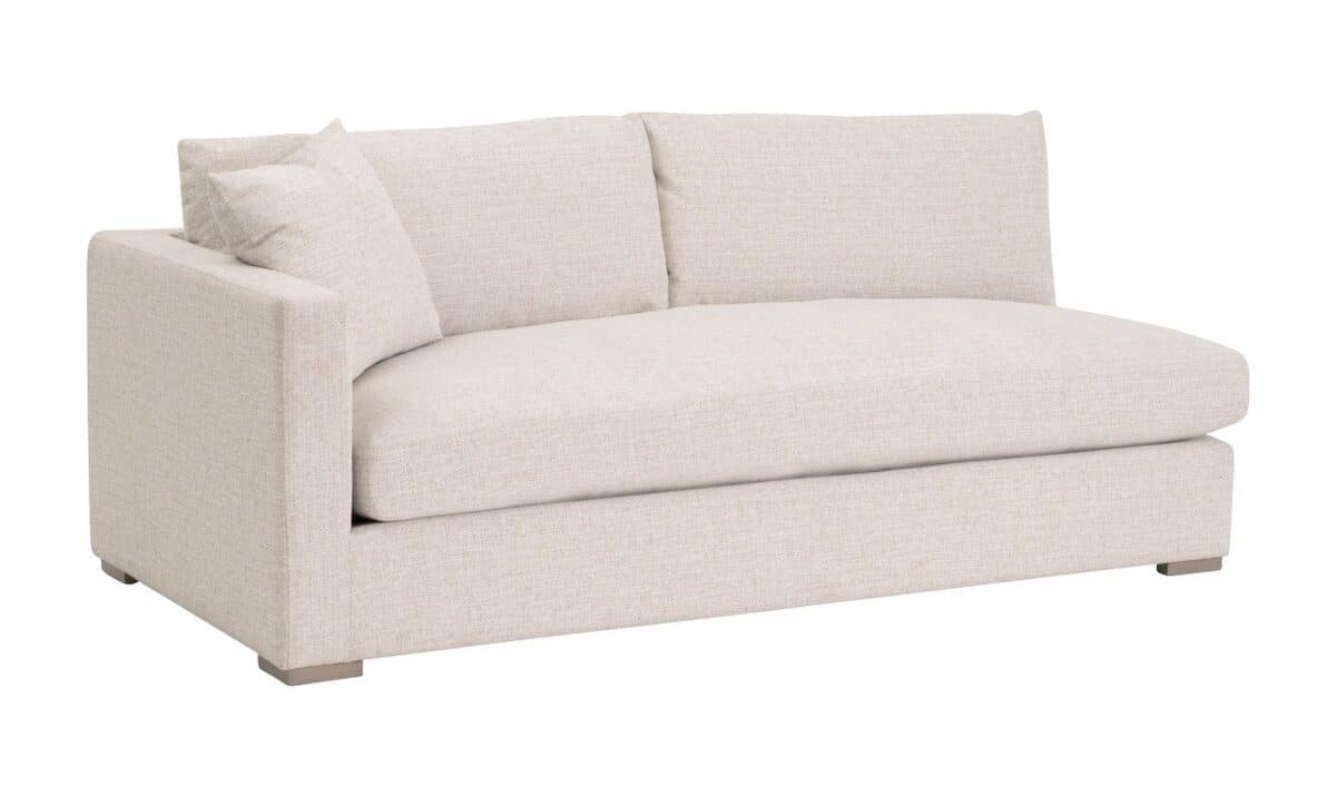 Essentials For Living 6730-2S1LA.LSSND Newport Outdoor Modular 2-Seat Left Track Arm Sofa