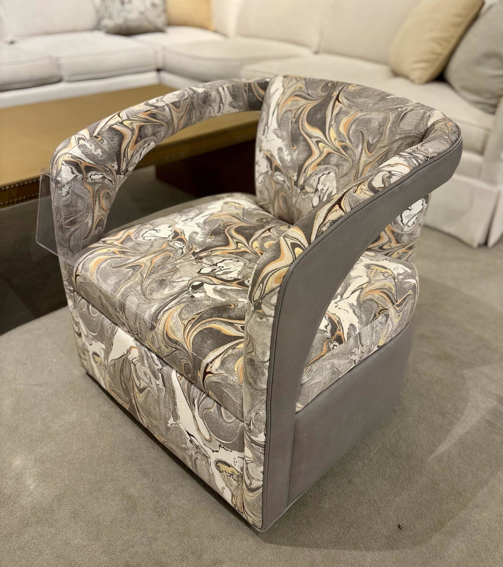 Jessica Charles 5233-S/128 Carmela Swivel Chair