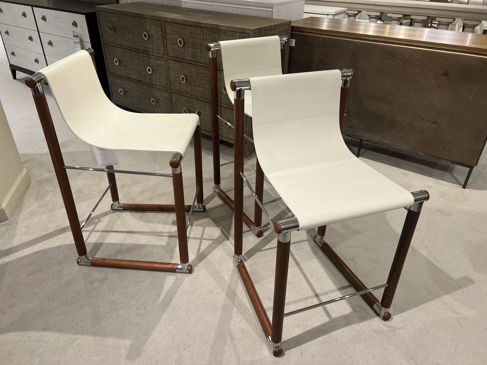 Maitland-Smith 8500-42/90 Lincoln Counter Stool