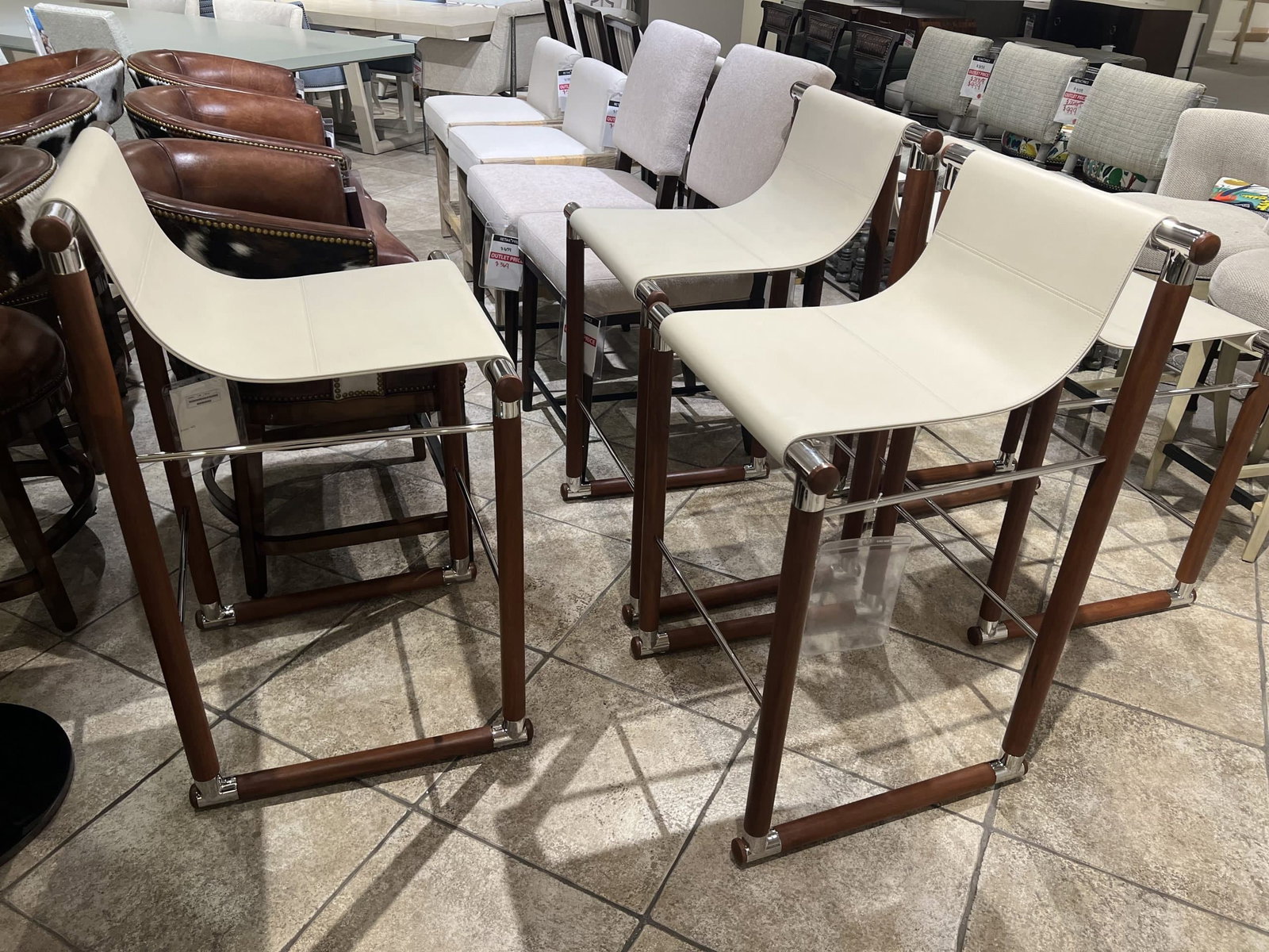 Maitland-Smith 8501-42/100 Lincoln Bar Stool