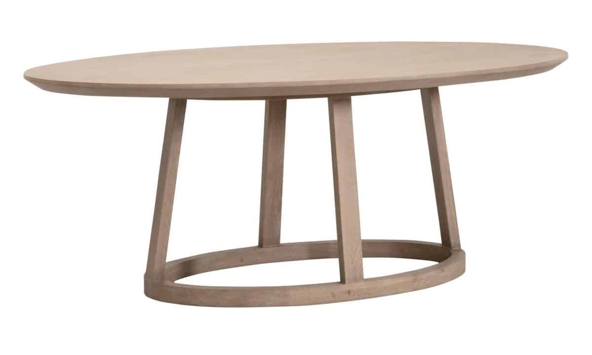 Essentials For Living 8011.SGRY-OAK Reeves Oval Dining Table