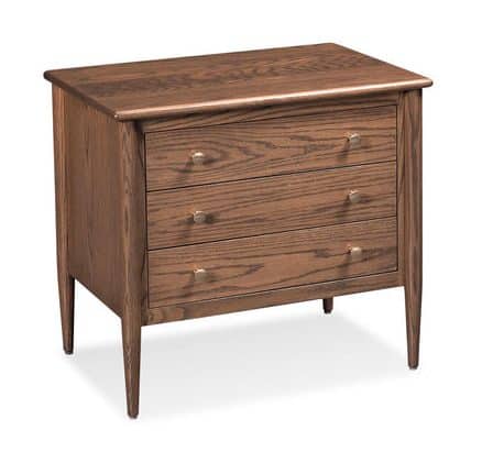Simply Amish SNTAT-02C1 Tate 3-Drawer Nightstand
