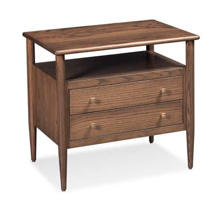 Simply Amish SNTAT-04B1 Tate Nightstand with Opening