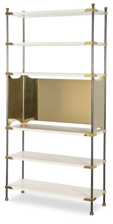 Highland House HH19-508-PL Benson Etagere - Pearl Finish Highland House HH19-508-PL Benson Etagere - Pearl Finish