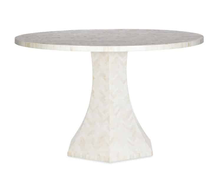 Highland House HH26-504-AS Keenan Bone Dining Table