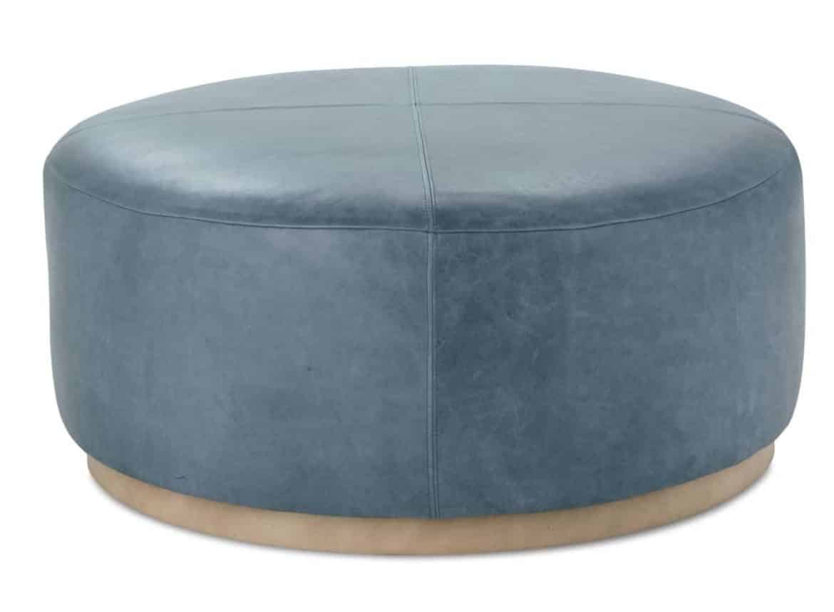 Rowe Furniture CUSTOM-L-OTTOMAN-RC Custom Leather Ottomans
